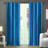 Image of 2x Blockout Curtains Panels Blackout 3 Layers Eyelet Room Darkening 140x230cm