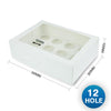 Image of 6 Holes Cupcake Boxes 20 Pk Window Face Cover Inserts Cake Boxes Boards
