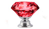 Image of 16 Pcs Red Crystal Knobs Diamond 30mm Diameter Door Cabinet Handle