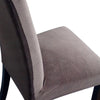 Image of 8x Stretch Corduroy Dining Chair Cover Seat Cover Protector Slipcovers Chocolate