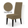 Image of 8x Stretch Corduroy Dining Chair Cover Seat Cover Protector Slipcovers Chocolate