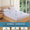 Image of DreamZ Fitted Waterproof Mattress Protectors Quilted Honeycomb Topper Covers Q