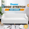 Image of DreamZ Couch Stretch Sofa Lounge Cover Protector Slipcover 3 Seater Off White