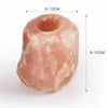 Image of 4x New Himalayan Salt Tealight Candle Holder Decor Natural Crystal Ionizer Home