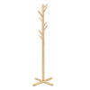 Image of 8 Hooks Wooden Coat Hat Rack Tree Stand Umbrella Holder Cloth Hanger Hall Wood Base