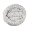 Image of 55CM Luxury Shag Warm Fluffy Pet Dog Puppy Round Fur Donut Cushion Mat Pet Bed