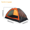 Image of Camping Tent Full Automatic Waterproof Windproof Sunshade Canopy Beach Awing Outdoor Travel