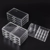 Image of 9 Drawer Clear Acrylic Cosmetic Makeup Organizer Jewellery Storage Box