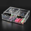 Image of Cosmetic Organizer Clear Acrylic Jewellery Box Makeup Storage Case Drawers
