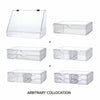Image of Cosmetic Organizer Clear Acrylic Jewellery Box Makeup Storage Case Drawers