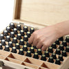 Image of Essential Oil Storage Box Wooden 70 Slots Aromatherapy Container Organiser