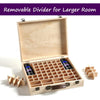 Image of Essential Oil Storage Box Wooden 70 Slots Aromatherapy Container Organiser