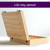 Image of Essential Oil Storage Box Wooden 70 Slots Aromatherapy Container Organiser