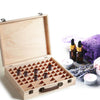 Image of Essential Oil Storage Box Wooden 70 Slots Aromatherapy Container Organiser