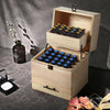 Image of Essential Oil Storage Box Wooden 59 Slots Aromatherapy Organiser Container Case