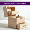 Image of Essential Oil Storage Box Wooden 59 Slots Aromatherapy Organiser Container Case