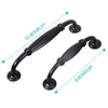 Image of 10x 128mm Black Antique Style Door Drawer Kitchen Handle Handles Pull Knob Tool