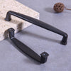 Image of 10x 128mm Black Antique Style Door Drawer Kitchen Handle Handles Pull Knob Tool