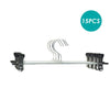 Image of 15x Metal Clip Hangers Trouser Skirt Coat Pants Bulk Clothes Clothing Coathanger