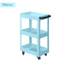 Image of 3 Tier Heavy Duty Steel Tool Cart Parts Steel Trolley Storage Organizer Tiffany