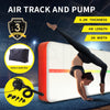 Image of 4x1M Inflatable Air Track Mat Tumbling Pump Floor Home Gymnastics Gym in Red