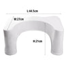 Image of 2 Pcs Most Comfortable Toilet Potty Stool Consitipation Relief