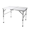 Image of Folding Camping Table Aluminium Portable Picnic Outdoor Foldable Tables BBQ Desk