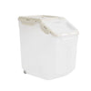 Image of Pet Food Container Dog Cat Feeding Feeder Storage Box With Wheel 10L
