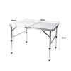 Image of Folding Camping Table Aluminium Portable Picnic Outdoor Foldable Tables BBQ Desk