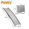 Image of PaWz Dog Ramp For Car Suv Travel Stair Step Foldable Portable Lightweight Ladder