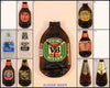 Image of Bottle Clock Australian beer - Kiln flattened beer bottle with original label. Accurate, silent clock. Choose from extensive list.