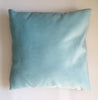 Image of Baby Blue Velvet Hand Sewn Cushion Cover