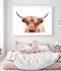 Image of Cow Prints, Large Highland Cow Print, Printable Cow Poster, Modern Cow Wall Art, Farm Animal Decor, Animal Wall Print, Popular Cow Decor