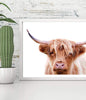 Image of Cow Prints, Large Highland Cow Print, Printable Cow Poster, Modern Cow Wall Art, Farm Animal Decor, Animal Wall Print, Popular Cow Decor