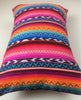 Image of Aztec boho cushion cover, Mexican Poncho throw pillow, Modern accent Super soft woven cotton cushion, Gypsy cushion covers Made in Australia