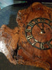 Image of black lip burl clock