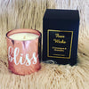 Image of Personalised Soy Wax Candle | Handmade | Customise Your Name | Gold Font | Silver Font | White Font | Gifts | Wedding Day