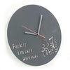 Image of Fuck it I'm Late Anyway Clock, Funny Clock, Always Late, Novelty, Mothers Day, Never on Time, Birthday Present, Homewares, Home & Living