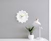 Image of White origami wall clock - ELLA