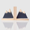 Image of Mountain Peak Bookends, Woodland Nursery Decor, Modern Bookends, Bookends for Kids, Mountain Peak Decor, Book Decor, Kid Decor,Scandi Style