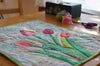 Image of Handmade fiber art/quilting/--tulips-customized products