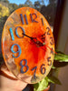 Image of Custom made Resin clock with own choice of colours and quality mechanism