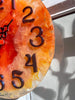 Image of Custom made Resin clock with own choice of colours and quality mechanism
