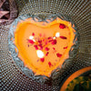 Image of Heart Shape Scented Candle | Limited Edition Rose Infused Concrete Candle Pot | Aromatherapy Candles | Scented Romantic Candle For Her