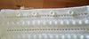 Image of White Cushion Cover "String of Pearls", approximately 38cm (15") square, crocheted with cotton-acrylic blend yarn