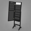 Image of Levede Mirror Two Doors Jewellery Cabinet Makeup Storage Jewelry Organiser Box Tall[Typ