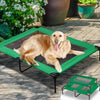 Image of PaWz Heavy Duty Pet Bed Trampoline Dog Puppy Cat Hammock Mesh Canvas M Green