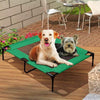 Image of PaWz Heavy Duty Pet Bed Trampoline Dog Puppy Cat Hammock Mesh Canvas XL Green