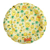 Image of Anti-bug Cat Cooling Bed Pineapple Pattern Large