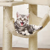 Image of PaWz 0.8-2.1M Cat Scratching Perch Post Tree Gym House Condo Furniture Scratcher